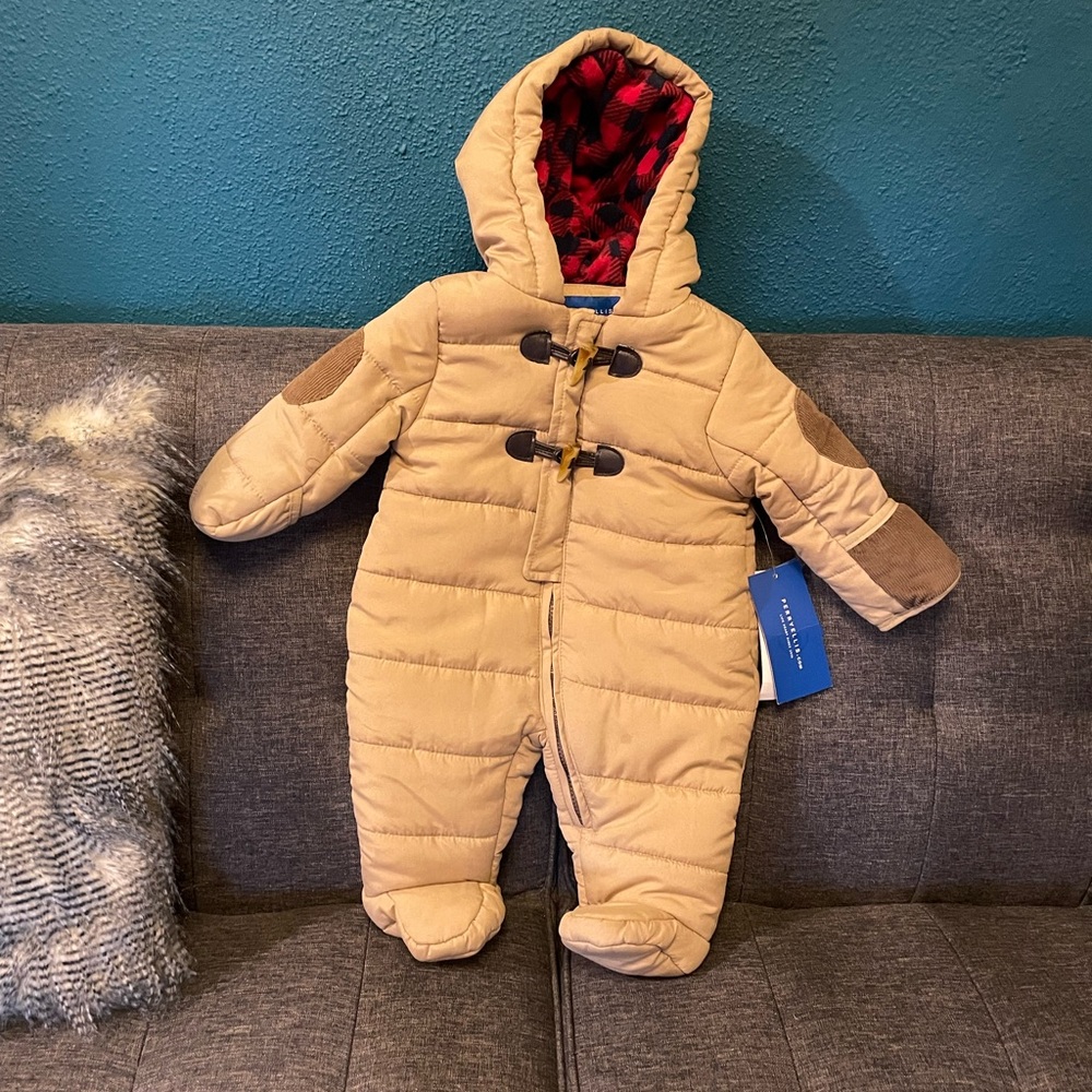 Perry Ellis Quilted Snowsuit for Baby 3/6 mos
